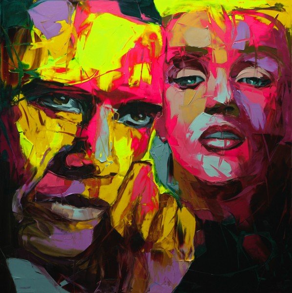 Francoise Nielly Portrait Palette Painting Expression Face072